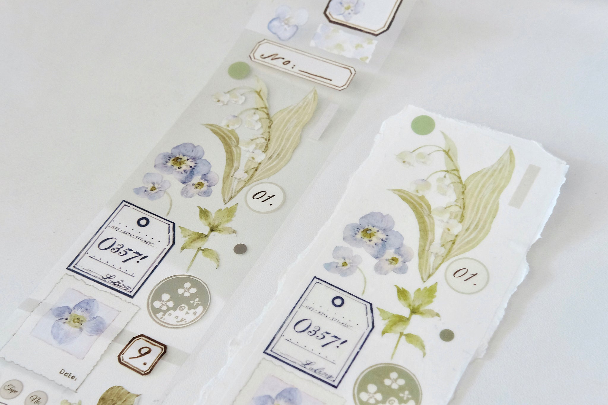Freckles Tea Tape Sample: Bell Flowers