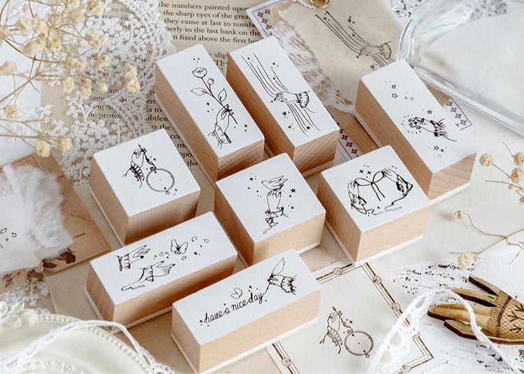 Gentle Touch Series Wooden Stamps