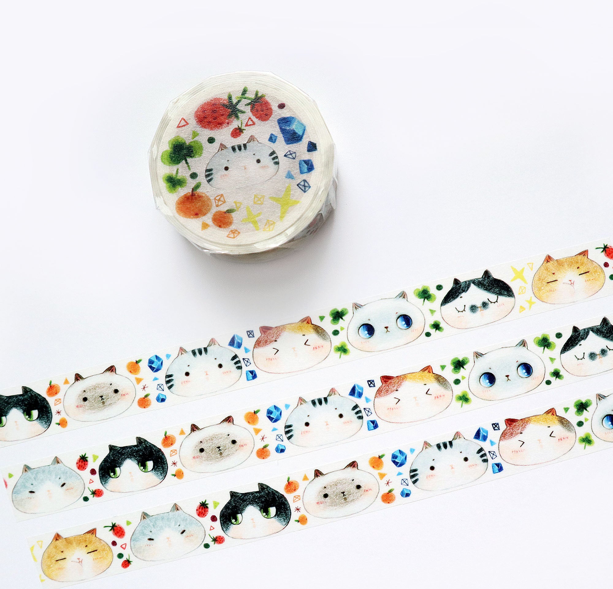 Tang Yuan Washi Tape: Gummy Cats