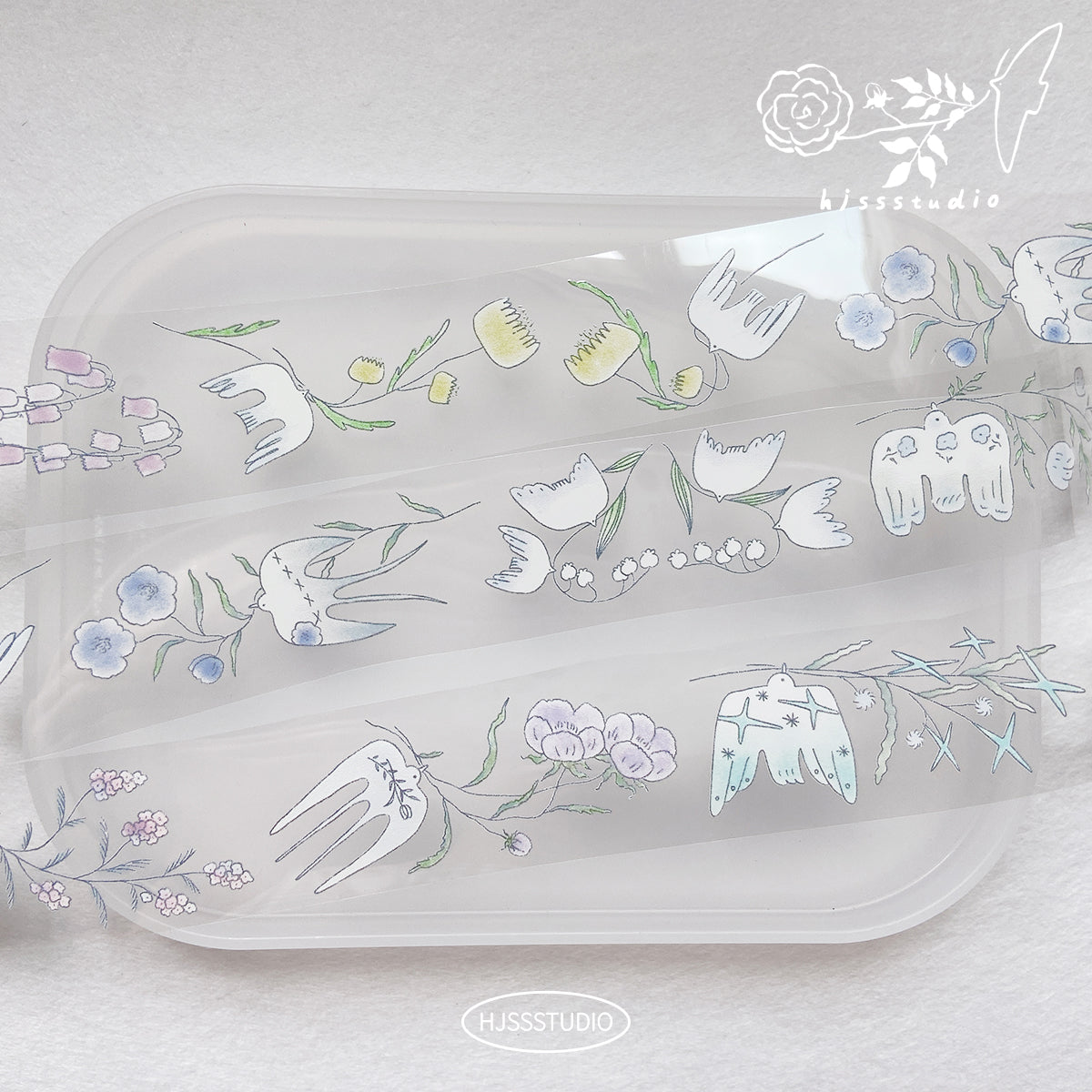 HJSSSTUDIO Masking Tape: Flower Messenger 2