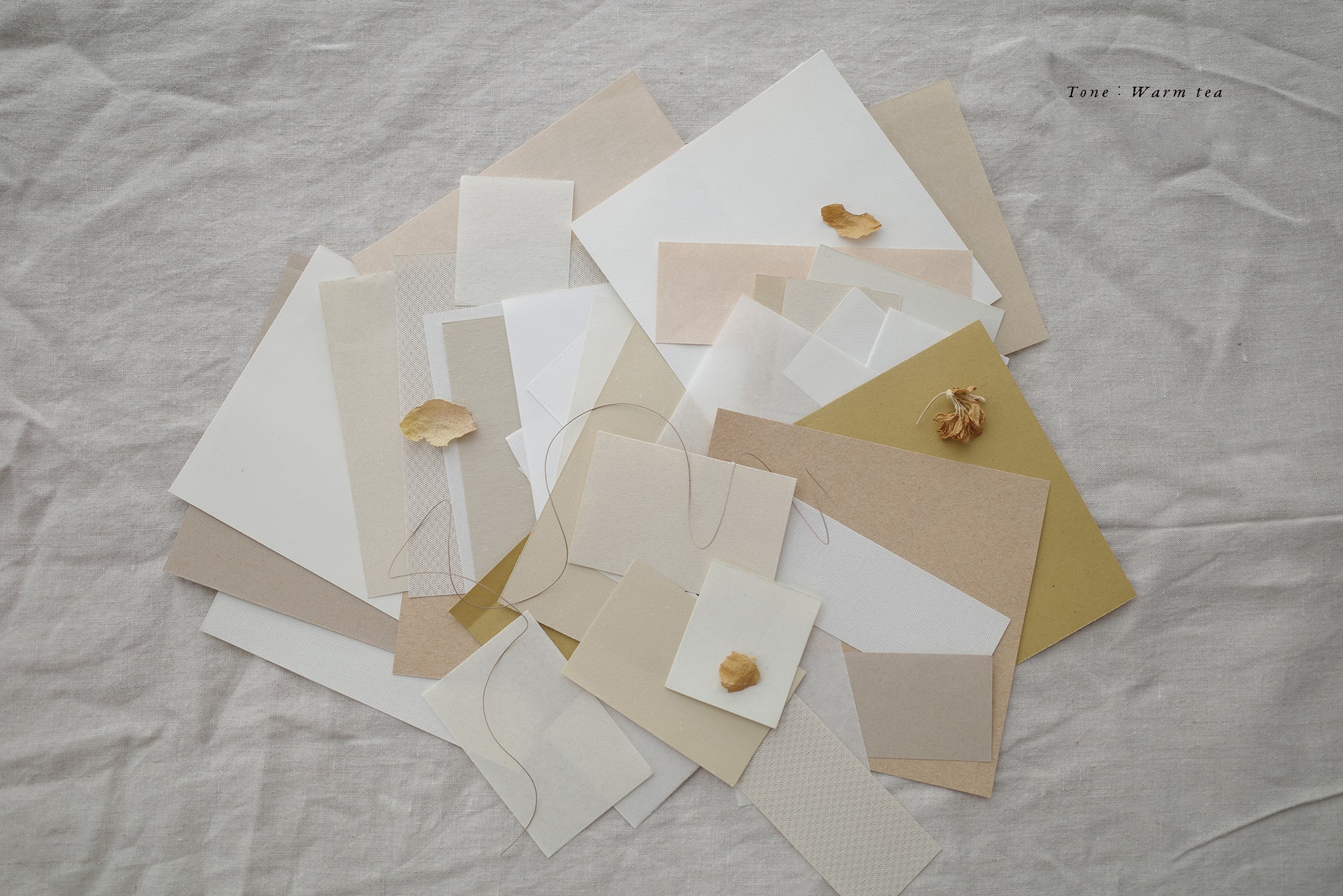 Hanen Studio: Mixed Paper Notebook (Warm Tea)