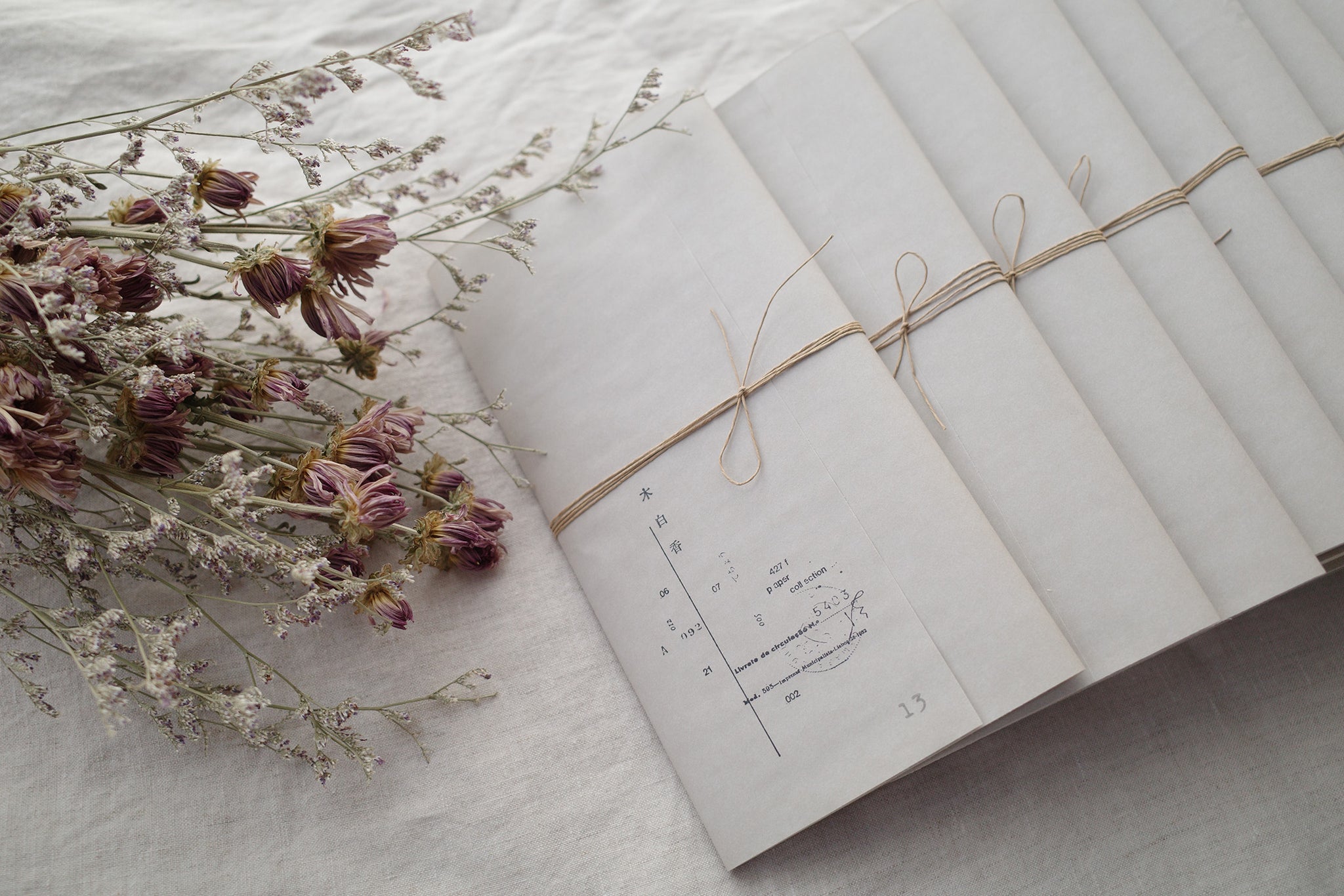 Hanen Studio: Mixed Paper Notebook (Warm Tea)