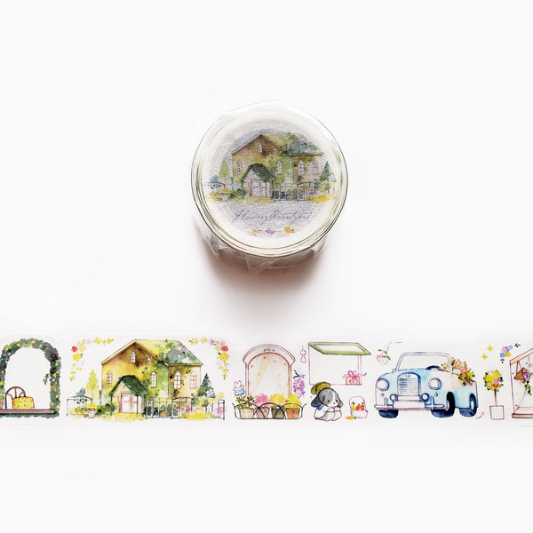 Hayama Washi Tape: Flowery Courtyard