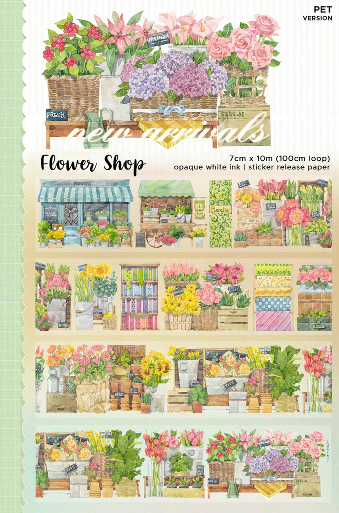 Wildflower Garden Masking Tape: Flower Shop