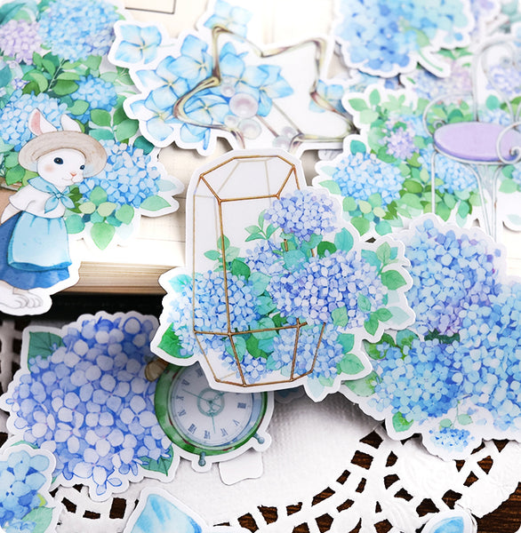 Hydrangea Garden Stickers Pack