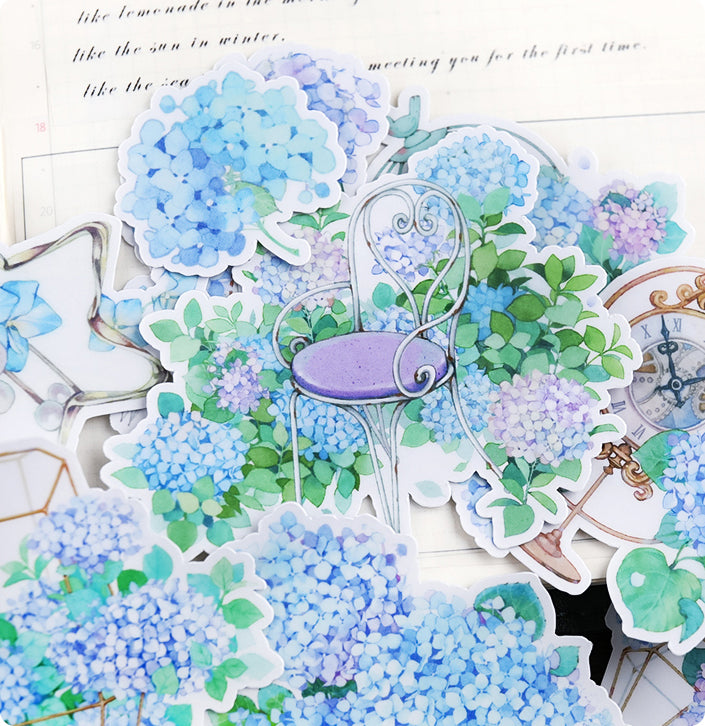 Hydrangea Garden Stickers Pack