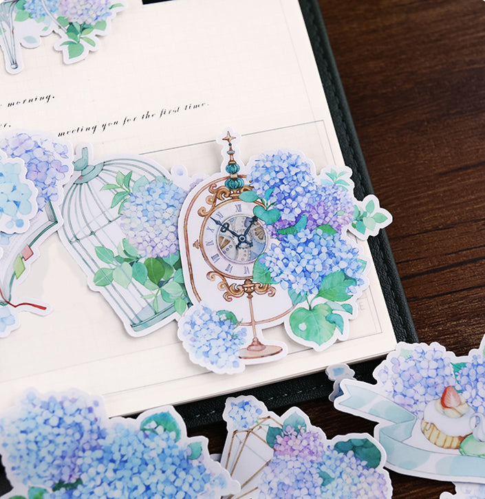 Hydrangea Garden Stickers Pack