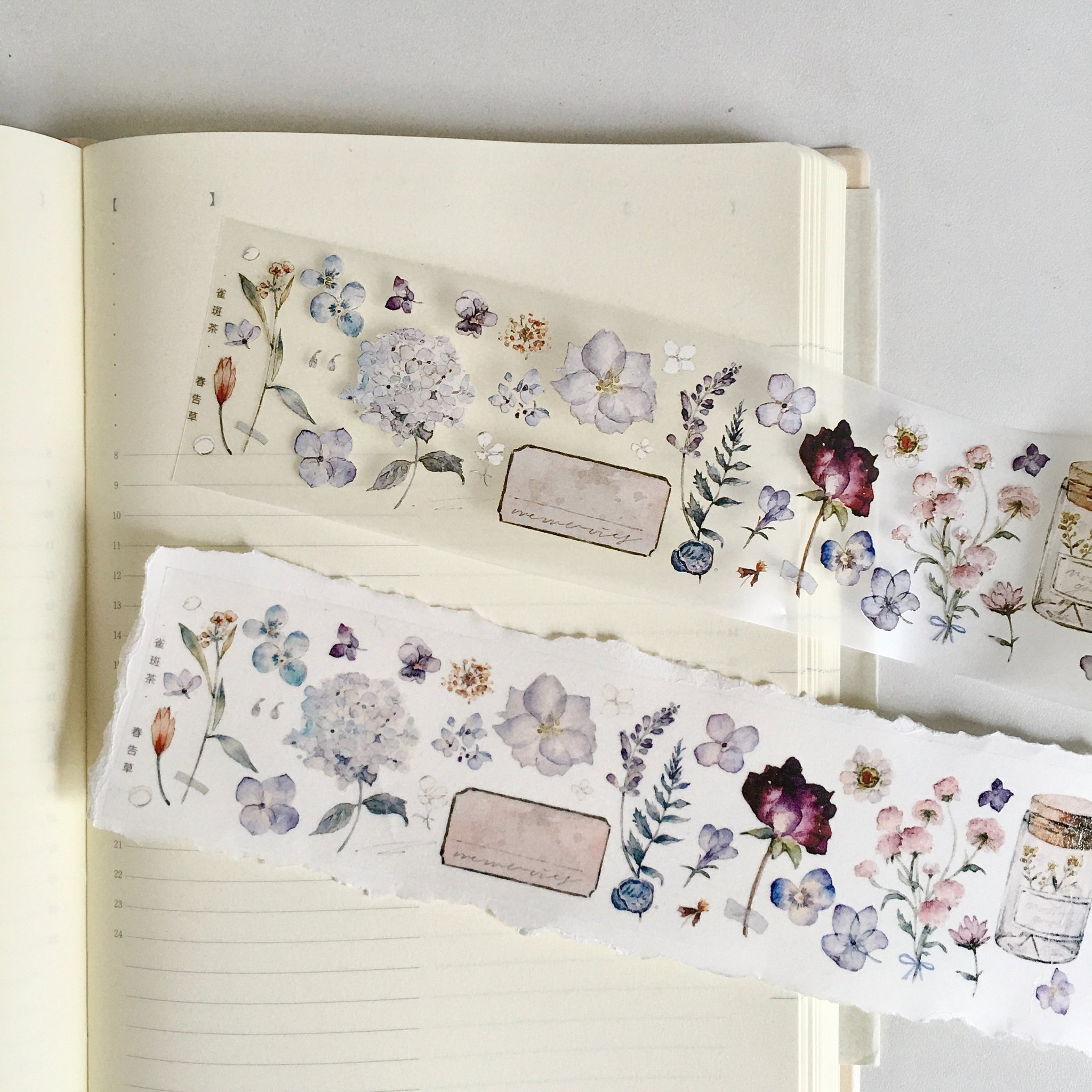 Freckles Tea Tape Sample: Spring Blossom