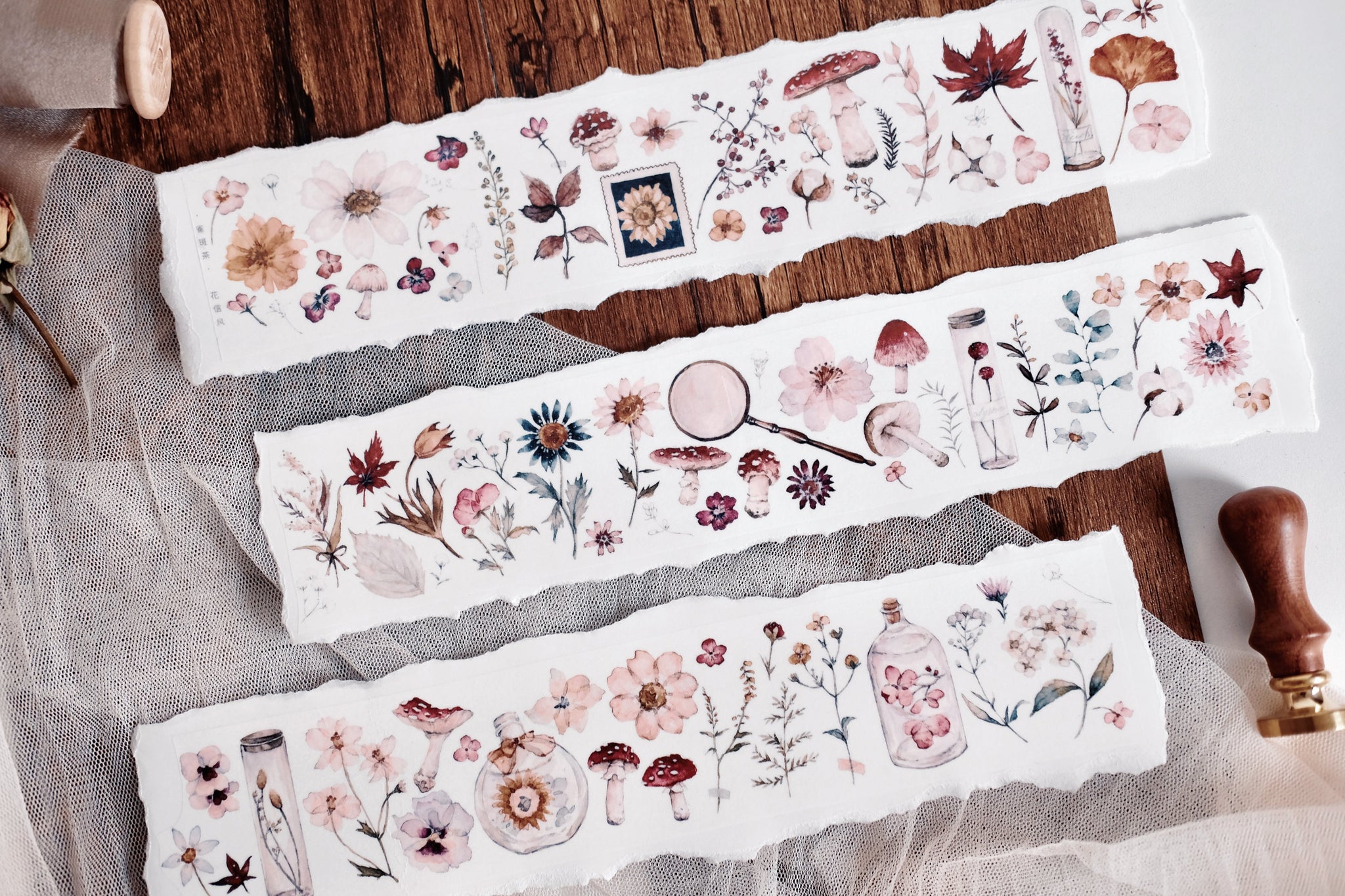Freckles Tea Tape Sample: Flower Greeting