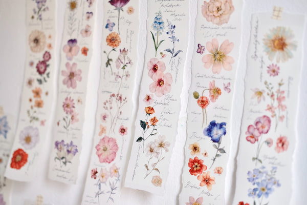 Freckles Tea Tape: Illustrated Flowers Handbook