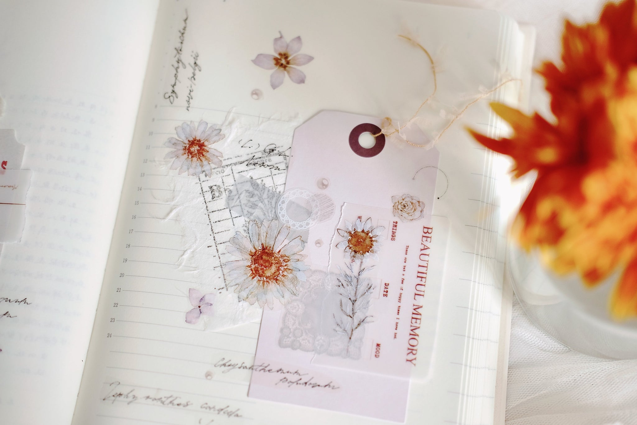 Freckles Tea Tape: Illustrated Flowers Handbook