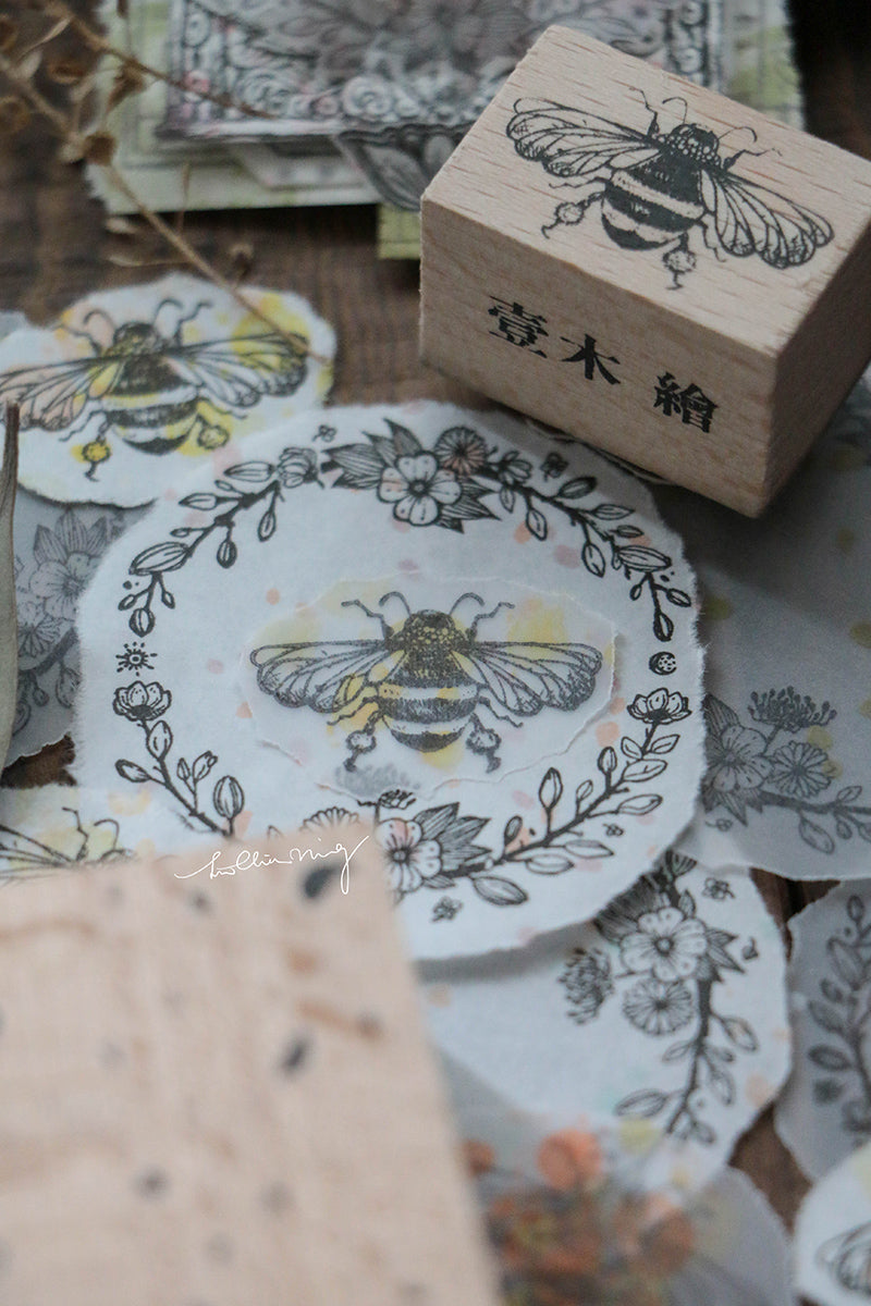 LCN Design Studio x Emu: Floral Buzz Stamps Set