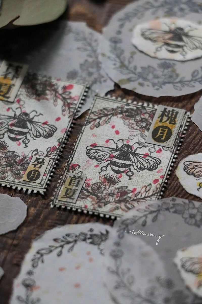 LCN Design Studio x Emu: Floral Buzz Stamps Set