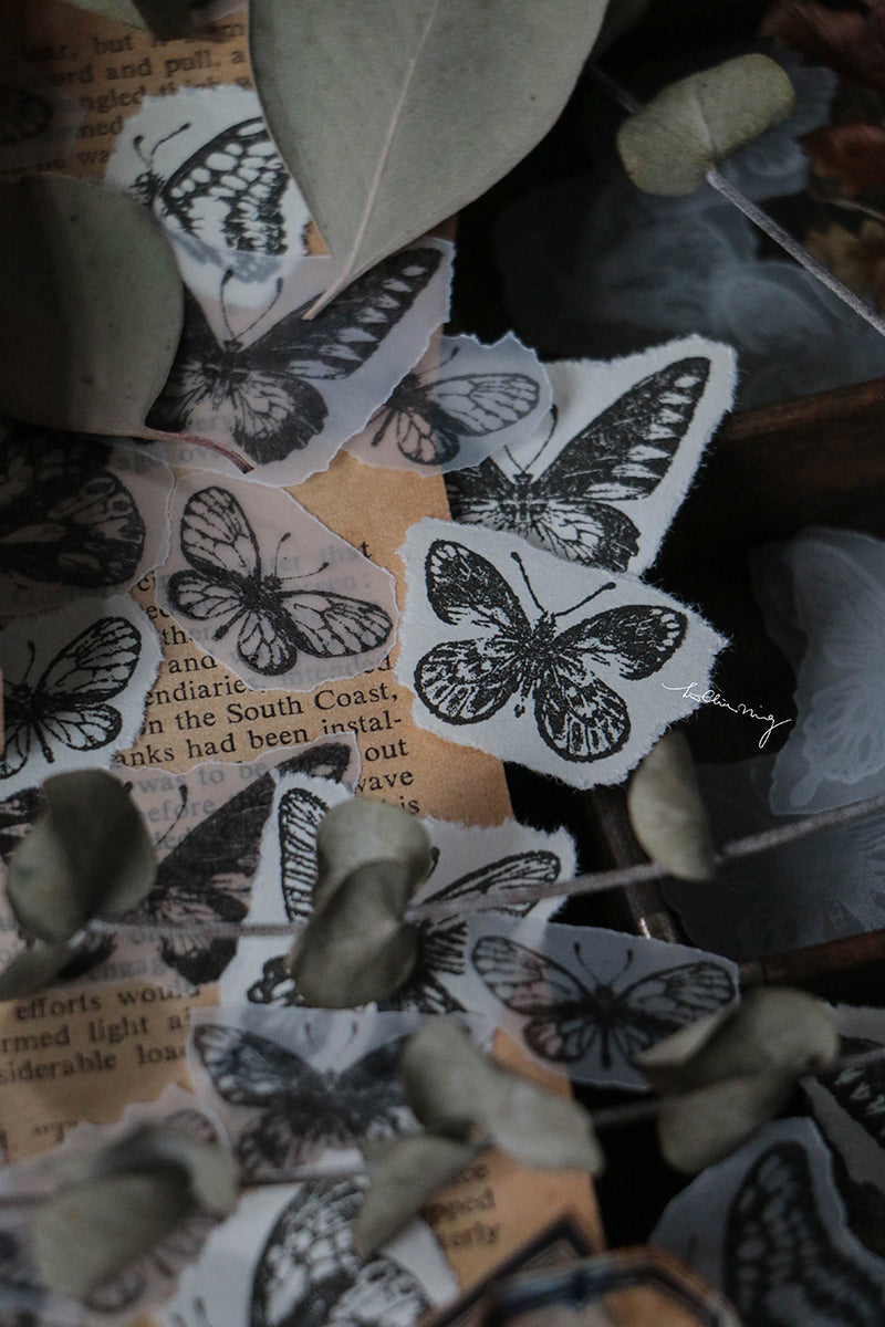 LCN Design Studio: Butterfly Rubber Stamps Set