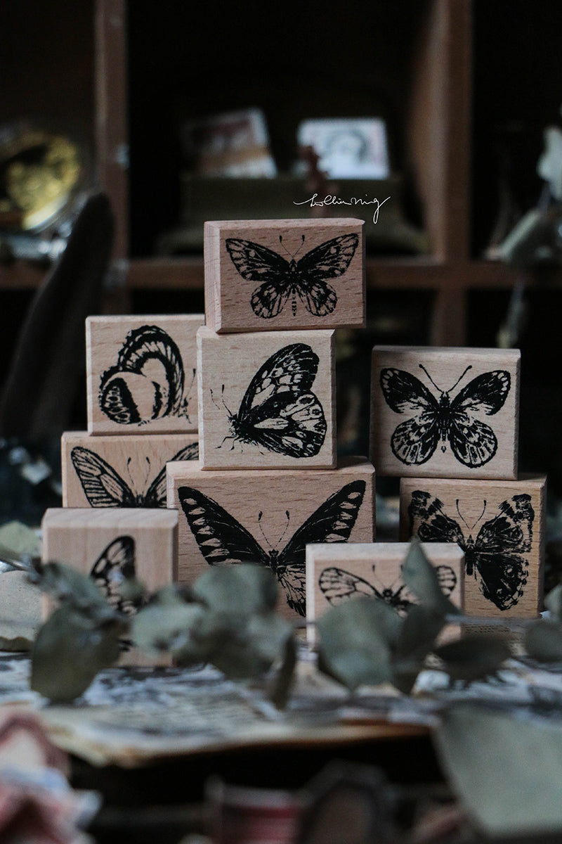 LCN Design Studio: Butterfly Rubber Stamps Set