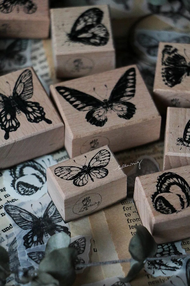 LCN Design Studio: Butterfly Rubber Stamps Set