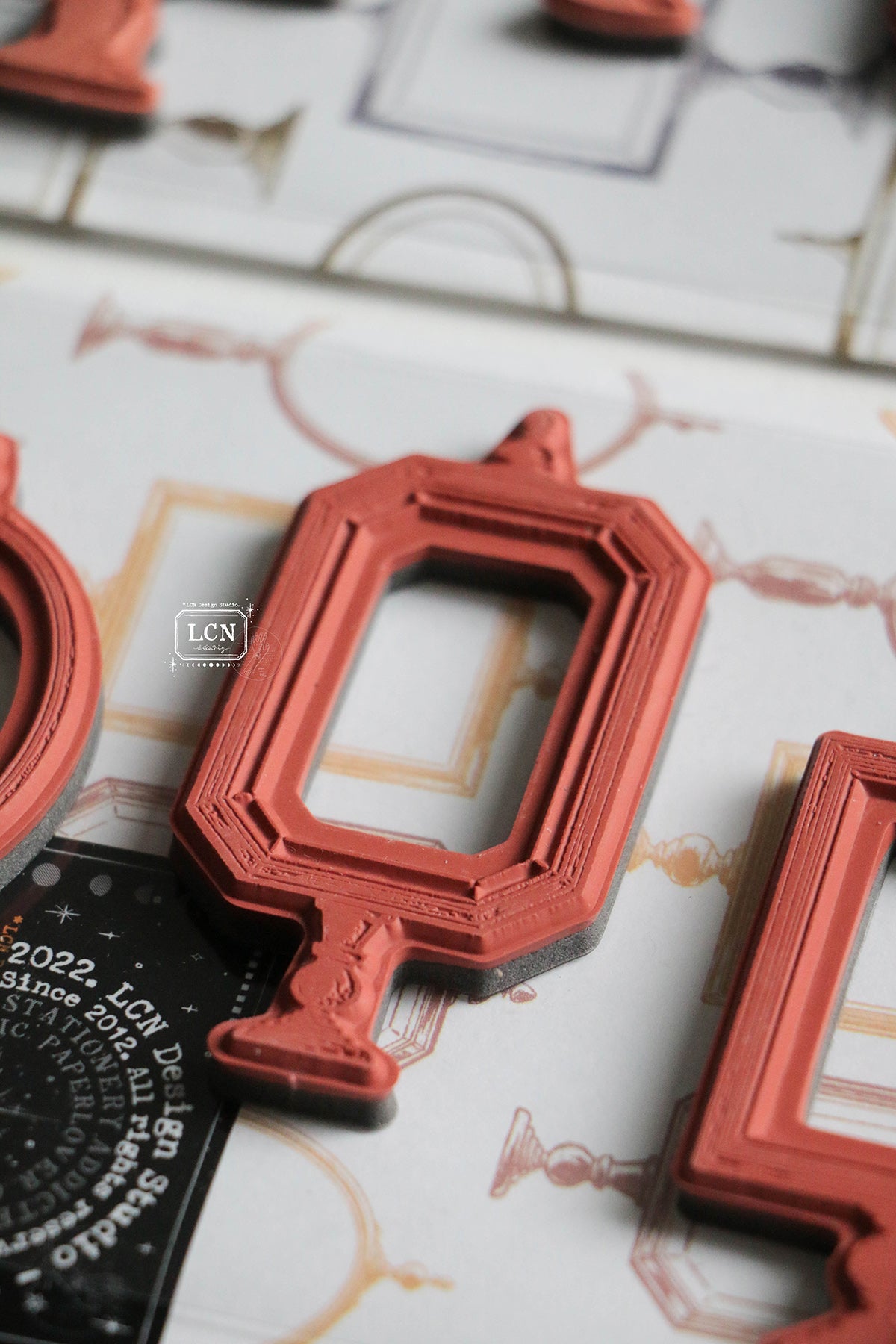 LCN Design Studio: Specimen Display Rubber Stamps Set