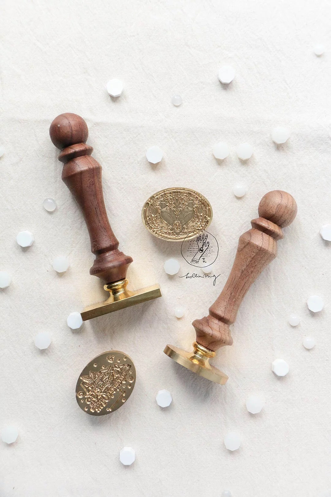 LCN Design Studio: Month and Moon Wax Seal Stamp