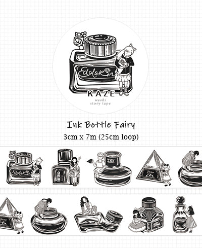 Washi Sample Set: Ink Bottle Fairy