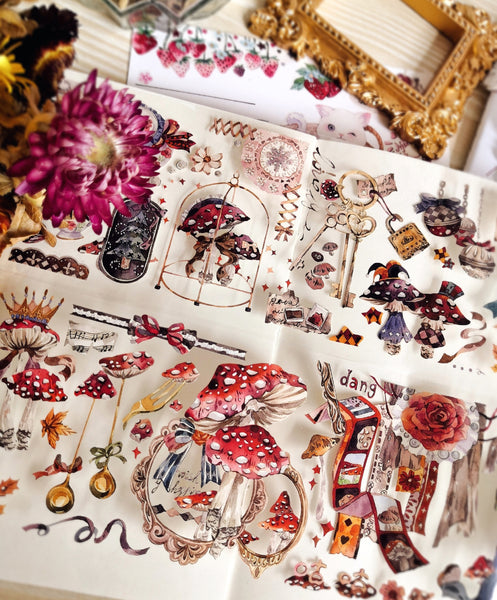 Inseason Studio Masking Tape: Mushroom Travels