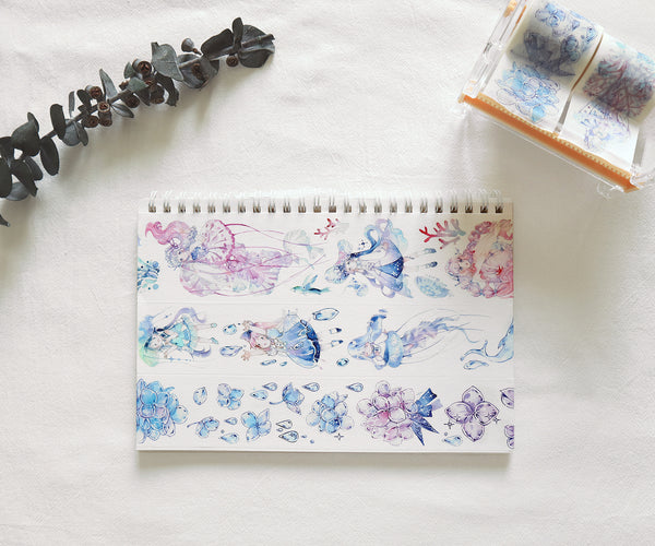 Washi Sample Set: Jellyfish Girls