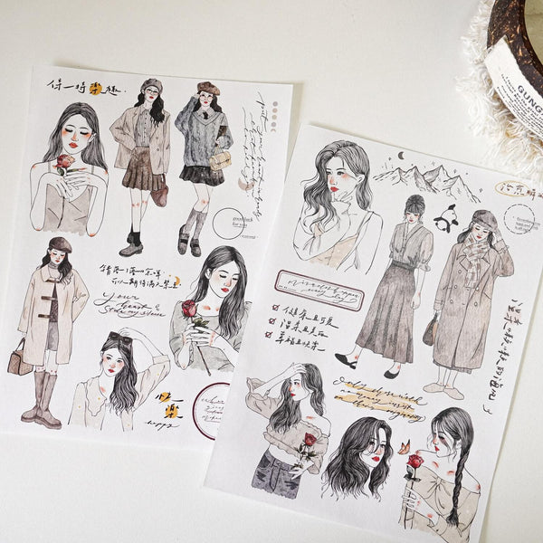 Jennyuanzi Sticker Sheet: Volume 3