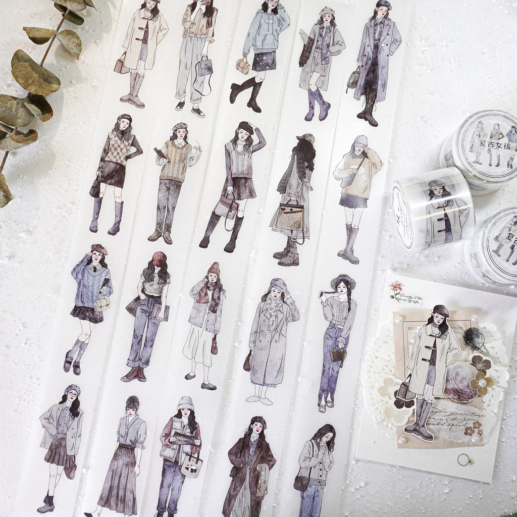 Jennyuanzi Masking Tape: Vintage Girls