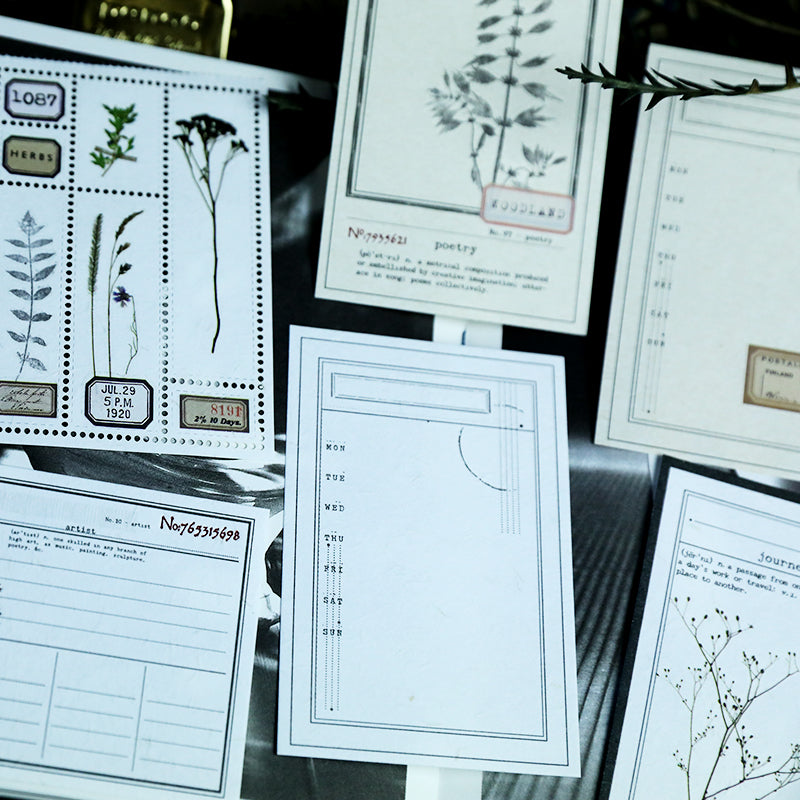 Assorted Paper Journaling Cards