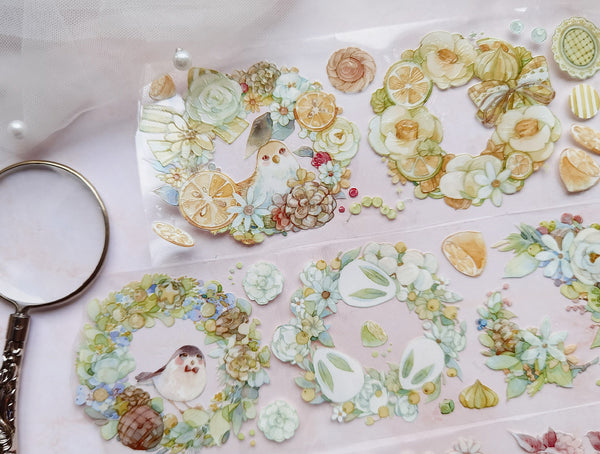 Komos Museum Tape: Birds & Wreaths