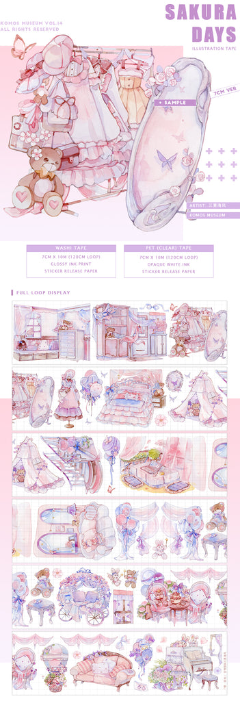 Komos Museum Masking Tape: Sakura Days
