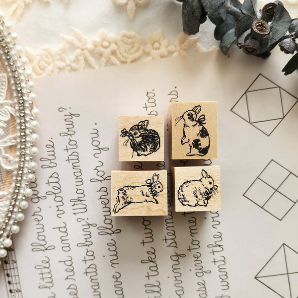 Krimgen Rubber Stamp: Bunnies