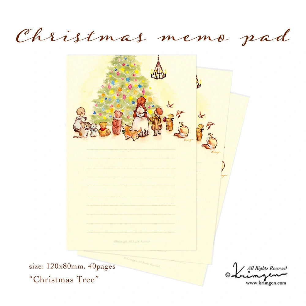 Krimgen Memo Pad: Christmas Tree