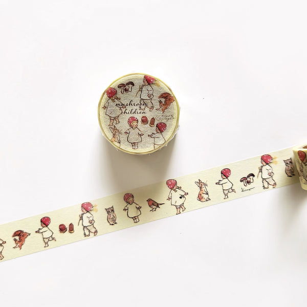 Krimgen Washi Tape: Mushroom Children