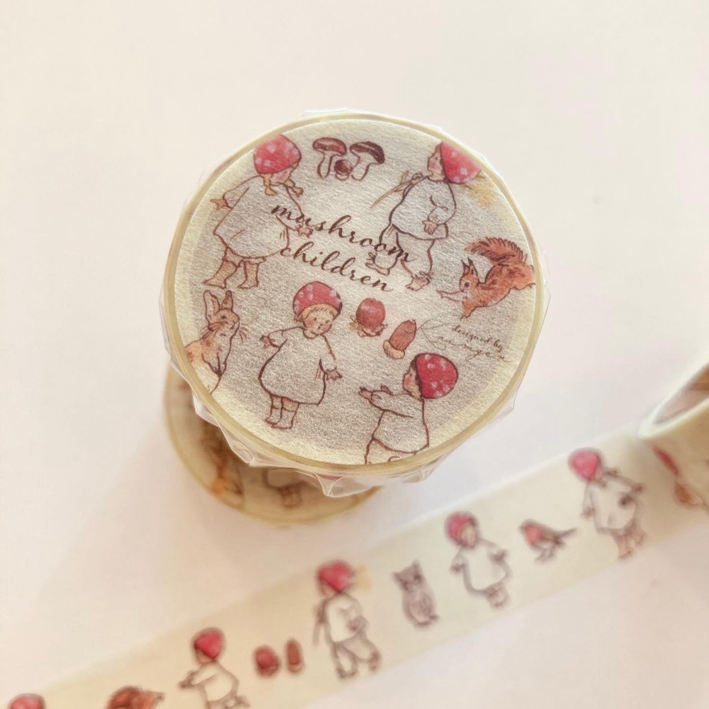 Krimgen Washi Tape: Mushroom Children