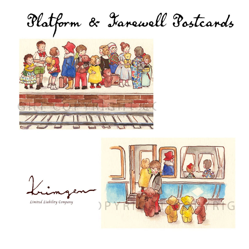 Krimgen Postcards: Platform and Farewell