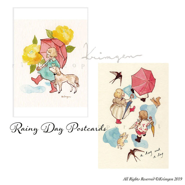 Krimgen Postcards: Rainy Day