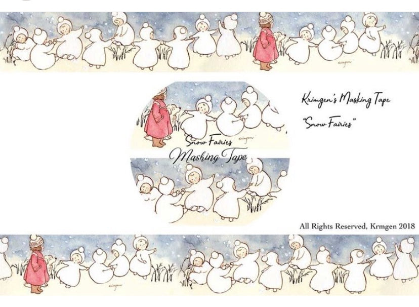 Krimgen Washi Tape: Snow Fairies