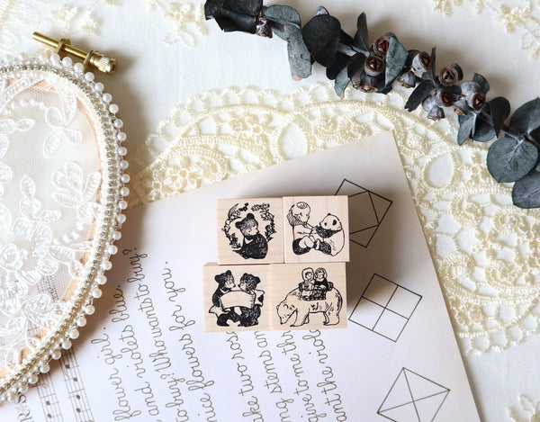 Krimgen Rubber Stamp: Little Bears