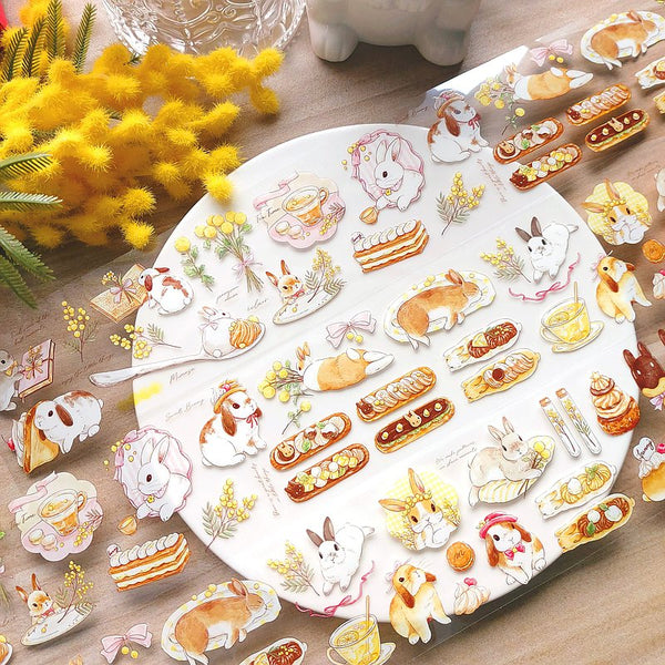 Kumayankee Masking Tape: French Sweet Bunny