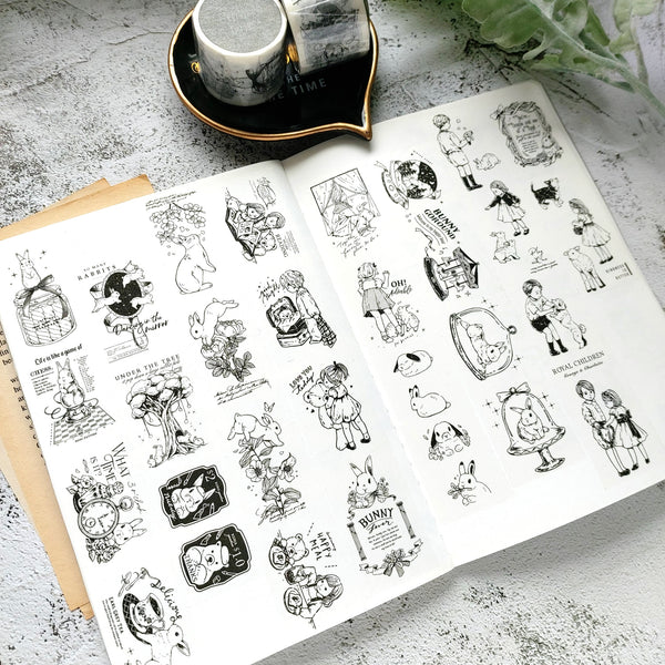 Kumayankee Washi Tape: Bunny Stamps