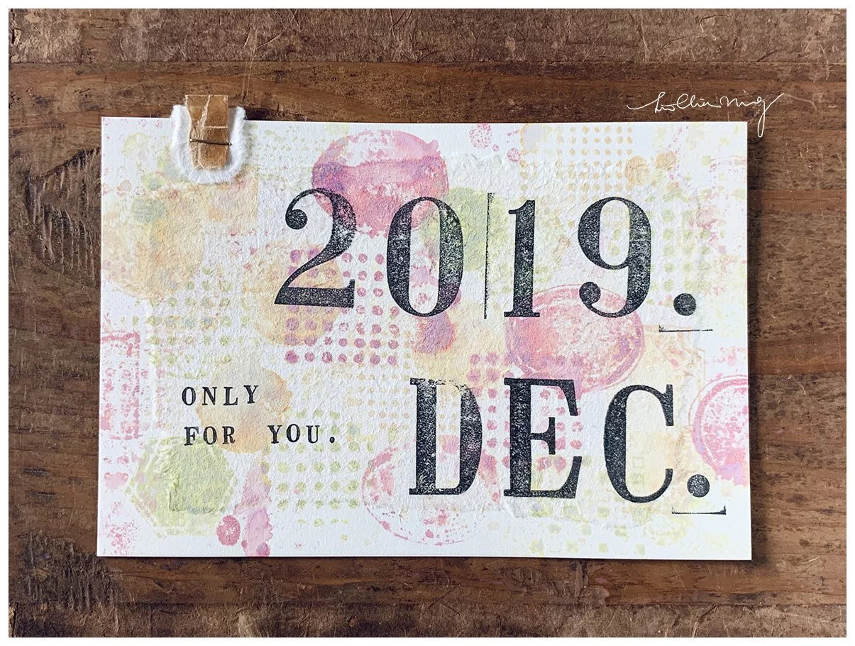 LCN Design Studio: Color Blocks Rubber Stamps