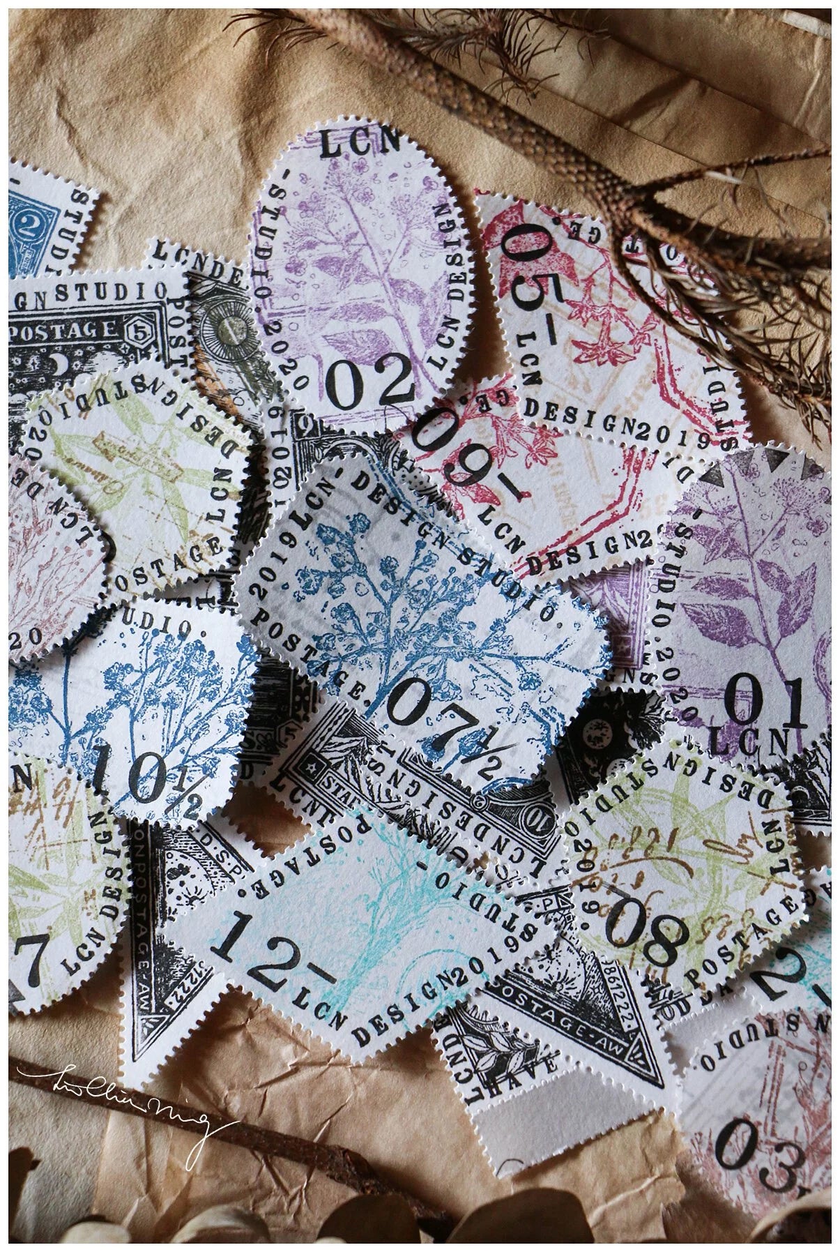 LCN Design Studio: Dried Flower A Stamp