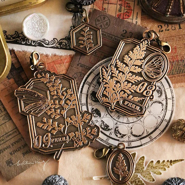 LCN Design Studio: Fern Specimen Metal Charm