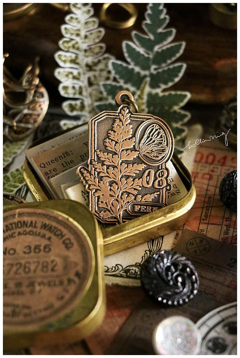 LCN Design Studio: Fern Specimen Metal Charm