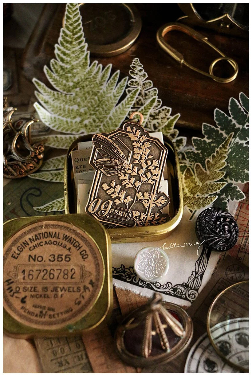 LCN Design Studio: Fern Specimen Metal Charm