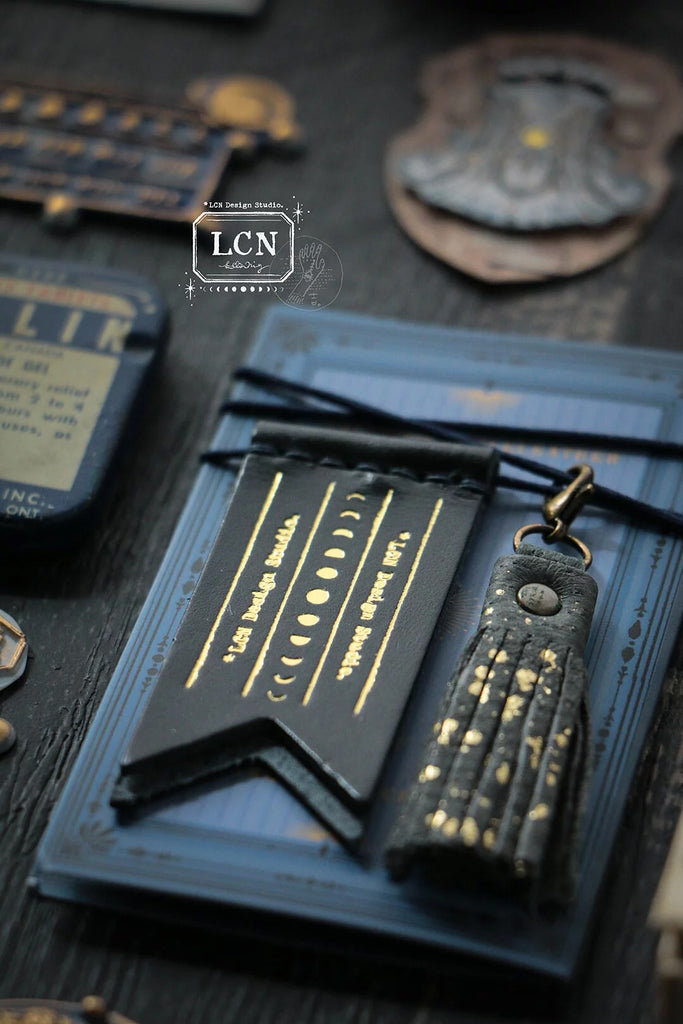 LCN Design Studio: Handmade Mini Leather Pendant
