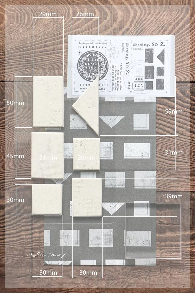 LCN Design Studio: Shading Rubber Stamps Vol. 2