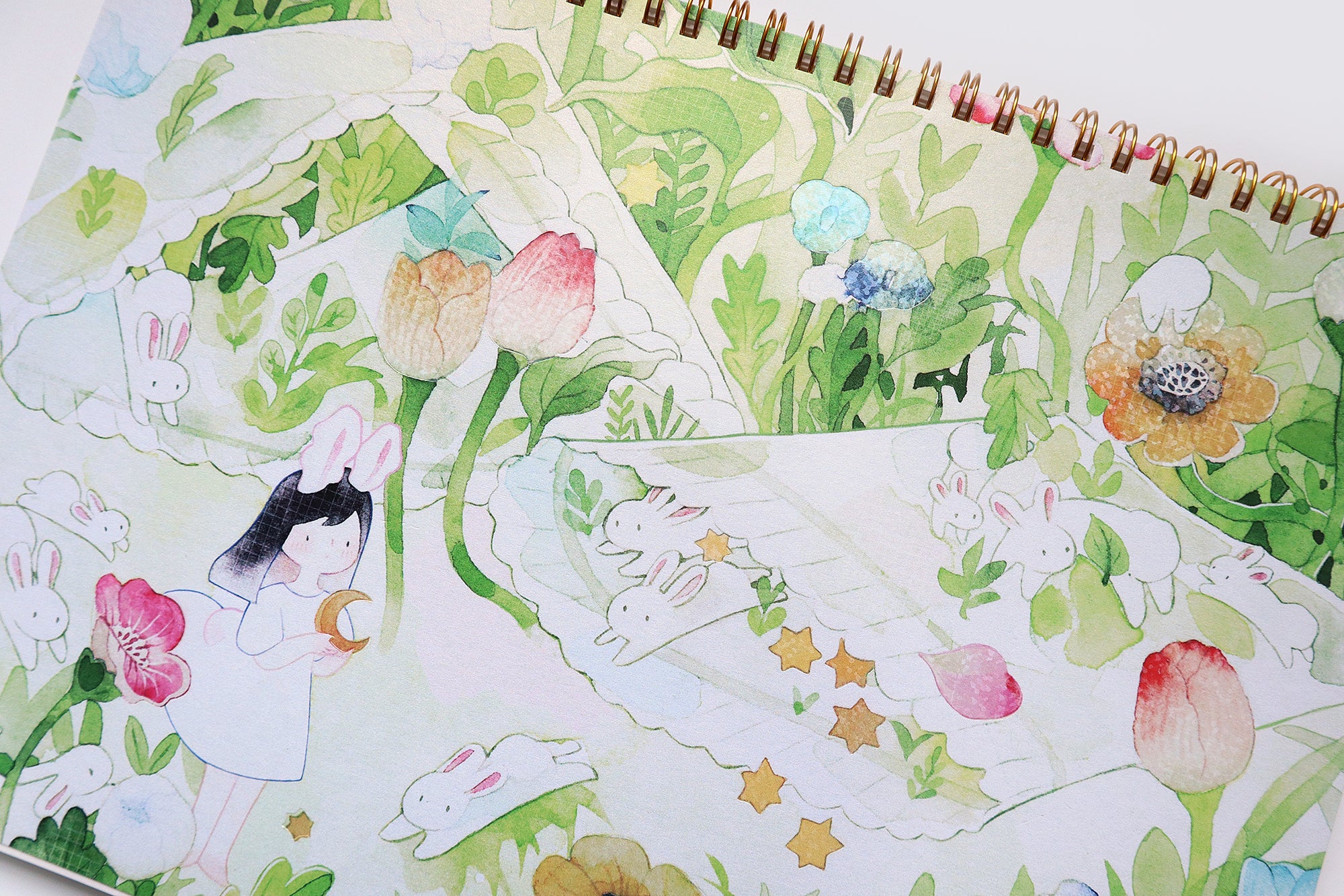 Bunny Forest Washi Collecting Notebook
