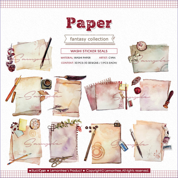Fantasy Collection Stickers Pack: Paper
