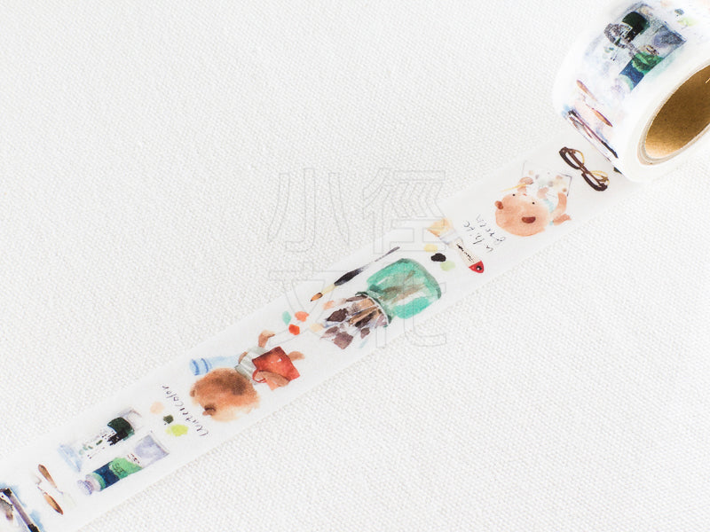 Liang Feng Watercolor Washi Tape: Little Bear's Observation Diary (MTW-LF018)